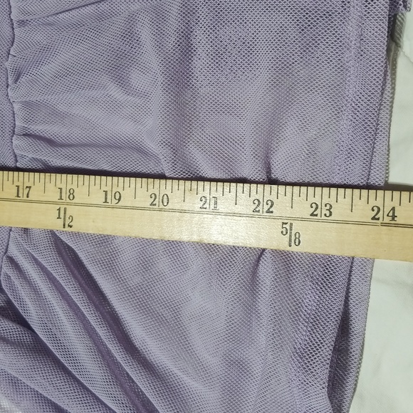 Hot Topic sheer lavender‎ blouse size small - Picture 5 of 6